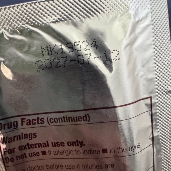 Dukal Povidone-Iodine Swabsticks 10% Antiseptic Prep Pads – Sterile Lot of 86 - Picture 2 of 5